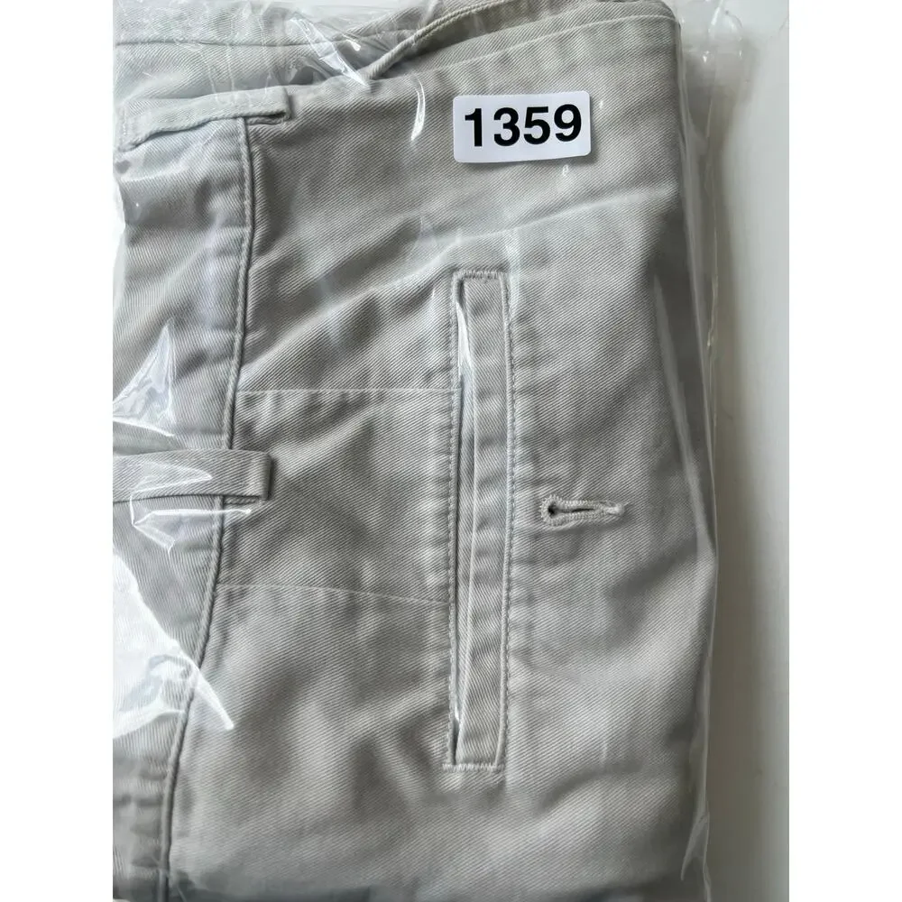 J. Crew 100% Cotton Casual Khaki Chino Shorts Size 38 SG